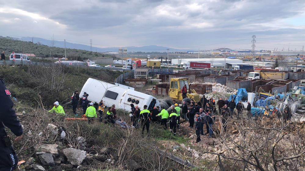 Olay, Bursa’nın Gemlik ilçesi Serbest Bölge girişinde meydana geldi. Edinilen