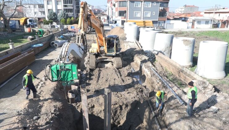 Bursa Büyükşehir’den sağlıklı altyapı için yoğun mesai