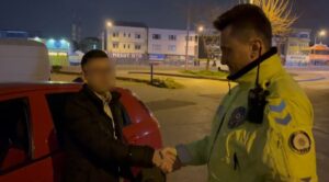 İl Emniyet Müdürlüğü Trafik Denetleme Şube Müdürlüğü ekipleri kentin farklı
