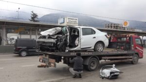 Ankara Yolu Caddesi’nde Olgun Öztaş yönetimindeki 07 MVJ 43 plakalı