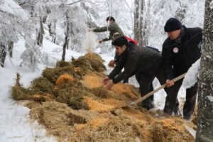 Sabah saatlerinde Uludağ’da araziye çıkan Doğa Koruma ve Milli Parklar