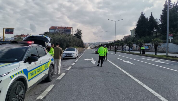 Mudanya’da hızlı sürücüler cezadan kaçamadı