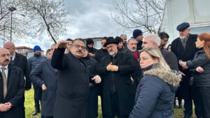 İznik Kaymakamı Arif Karaman ve Belediye Başkanı Kağan Mehmet Usta