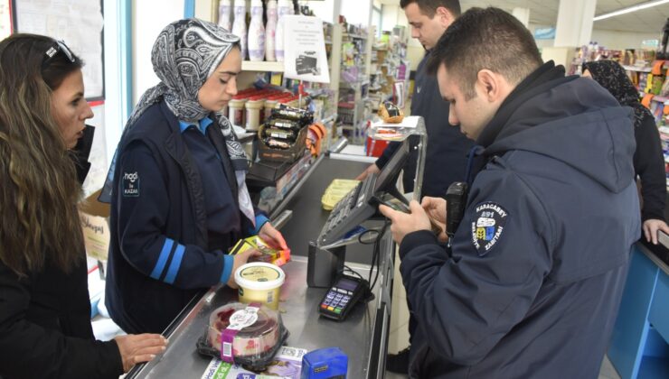 Karacabey’de market denetimleri sıklaştı