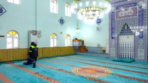 Yürütülen çalışmalarla, ilçe sakinlerinin Ramazan ayını temiz ve düzenli bir