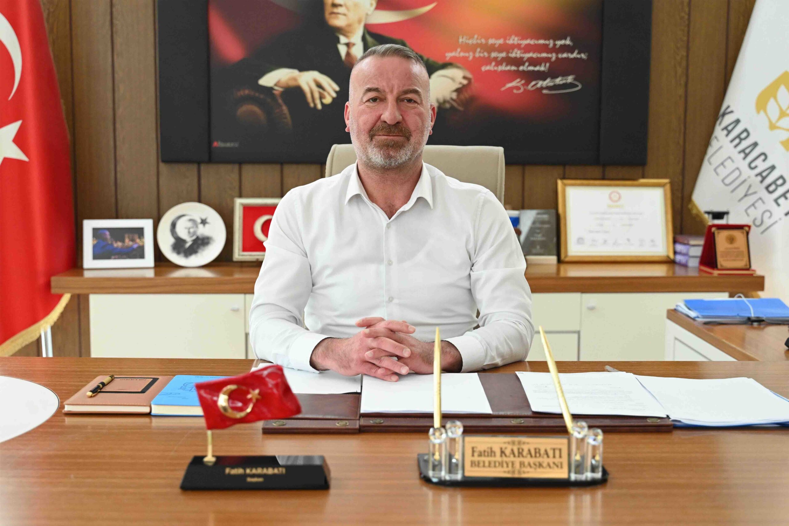Karacabey Belediye Başkanı Fatih Karabatı, 1 Mart 2025 tarihinde Cumartesi