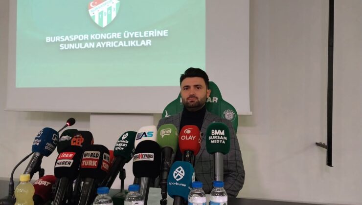 Bursaspor Başkanı Enes Çelik’ten önemli açıklamalar!