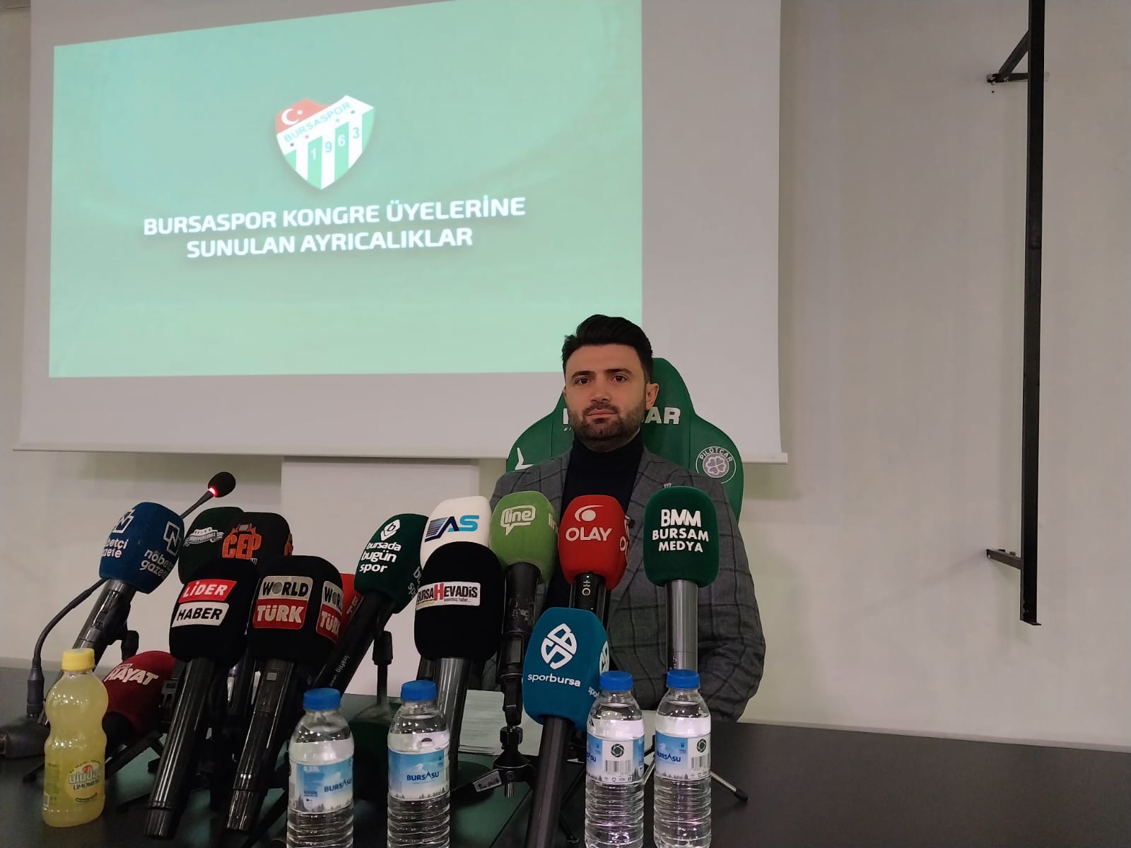 Sibel Öztopçu / Bursam Medya “Değerli Bursasporlular, kıymetli basın mensupları