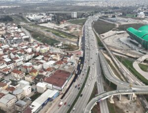 Bursa trafiğini rahatlatacak ilk çalışma tamamlandı!