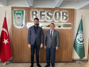 ursaspor Başkanı Enes Çelik ve beraberindeki yönetim kurulu üyeleri, BESOB