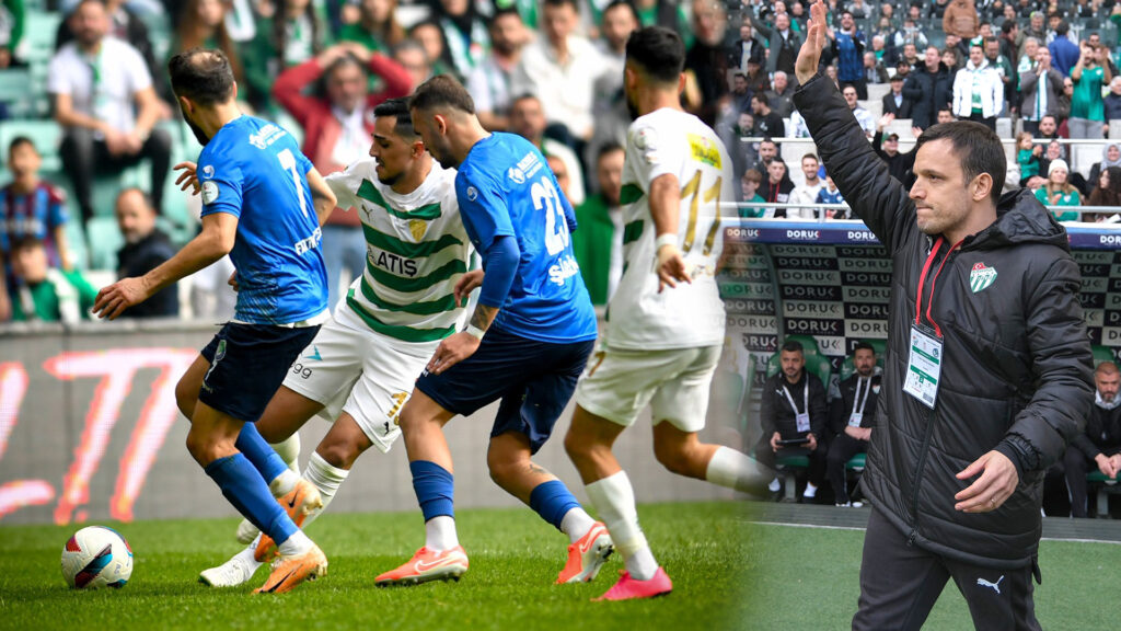 3. Ligde liderliğini sürdüren Bursaspor, evinde oynadığı son 2 maçında