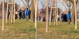 Bursa’da piknik yapan kadınların kavgasını ayırmaya giden güvenlik görevlisi döner