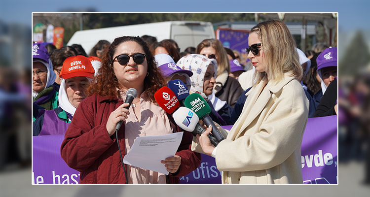 Genel İş Bursa 2 No’lu Yöneticilerinden Fatmanur Kır, “Toplumun yarısını