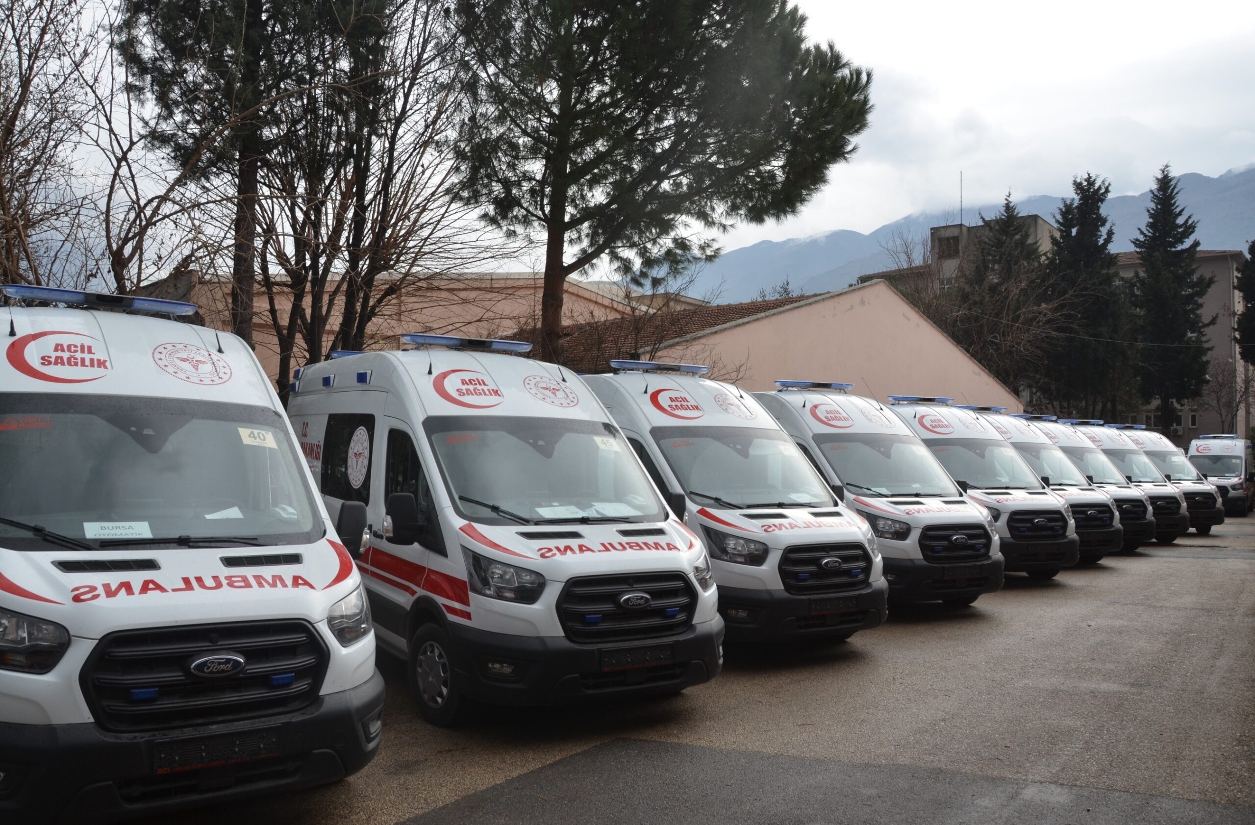 Bursa’da 2024 yılı boyunca verilen acil sağlık hizmetleri ile ilgili