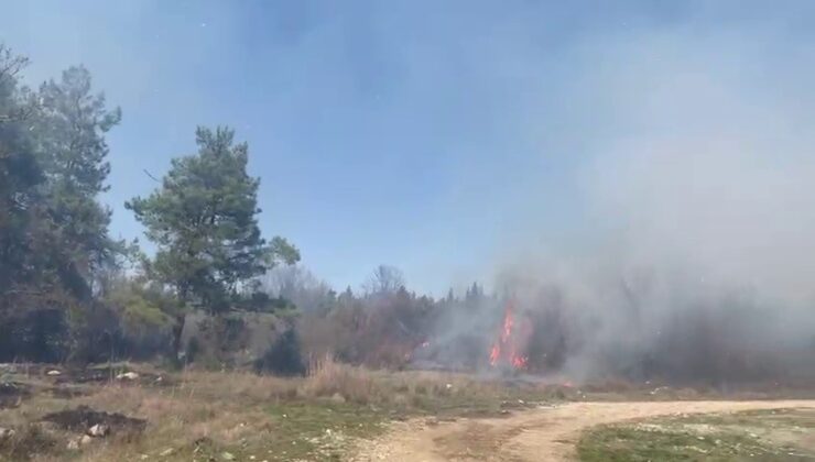 Mustafakemalpaşa’da korkutan yangın!