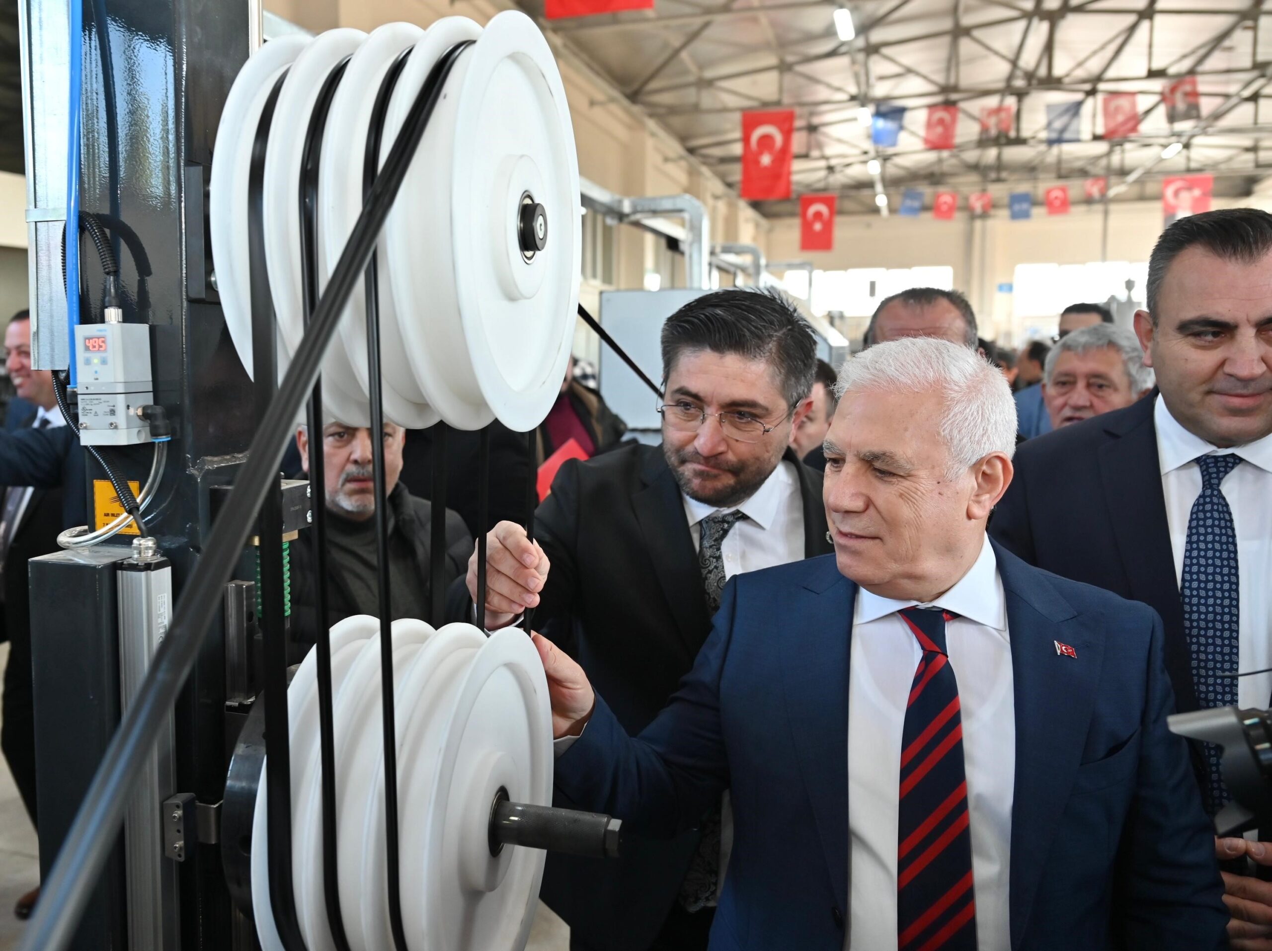 Tarım Peyzaj AŞ bünyesindeki Damla Sulama Boru Üretim Tesisi, daha
