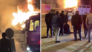 Olay, 02.00 sıralarında Kestel ilçesinde meydana geldi. Kamyon sürücüsü, henüz