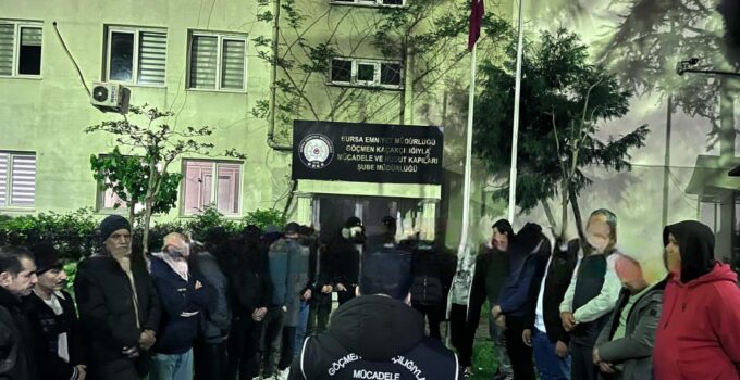 Bursa’da göçmen kaçakçılığı operasyonu!