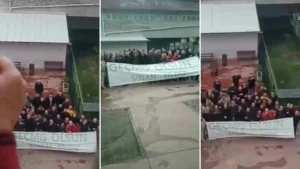 Bursa’da bir grup genç, Ali Osman Sönmez Onkoloji hastanesinde tedavi