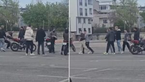 Olay, merkez Osmangazi ilçesi Yunuseli Mahallesi’nde bulunan ehliyet sınavı sahasında