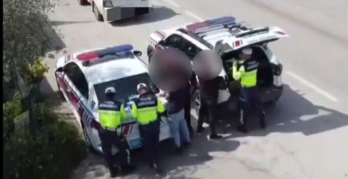 Bursa’da jandarmadan havadan ve karadan denetim