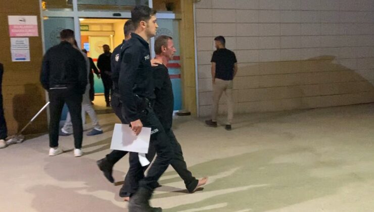 Bursa’da eli baltalı şahıs mahalleyi ayağa kaldırdı