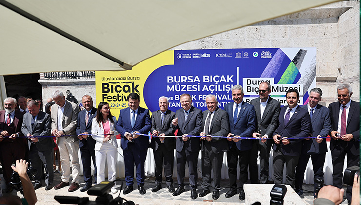 Bursa bıçak müzesi Balibey Han’da açıldı!