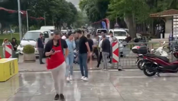 Bursa bıçak festivali alanında yaşanan kaza: bir kişi yaralandı!