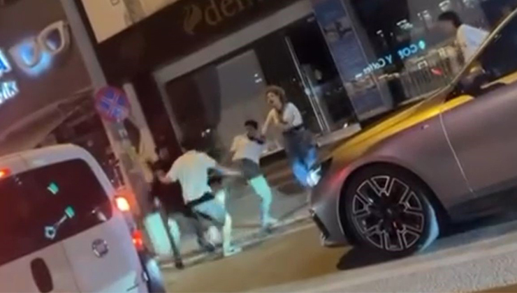 Bursa’da cadde boks ringine dönüştü!