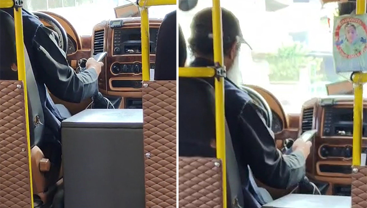 Bursa’da minibüs şoförü yolcuların canını hiçe saydı