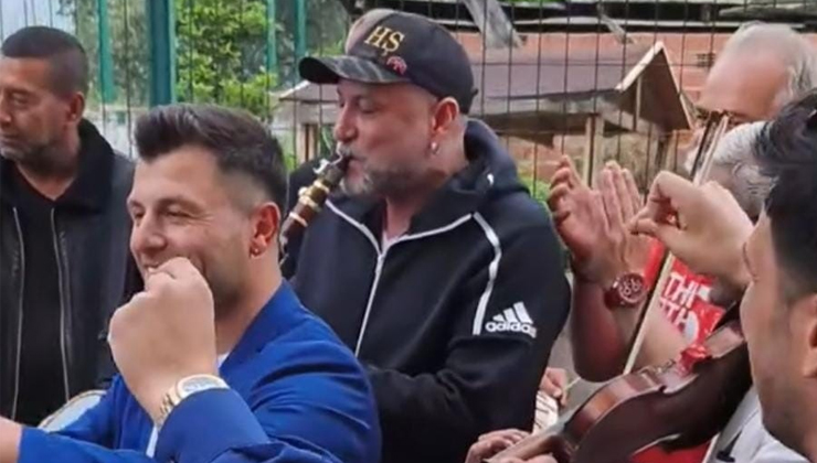 Ünlü sanatçı arkadaşının düğünü için Bursa’ya geldi
