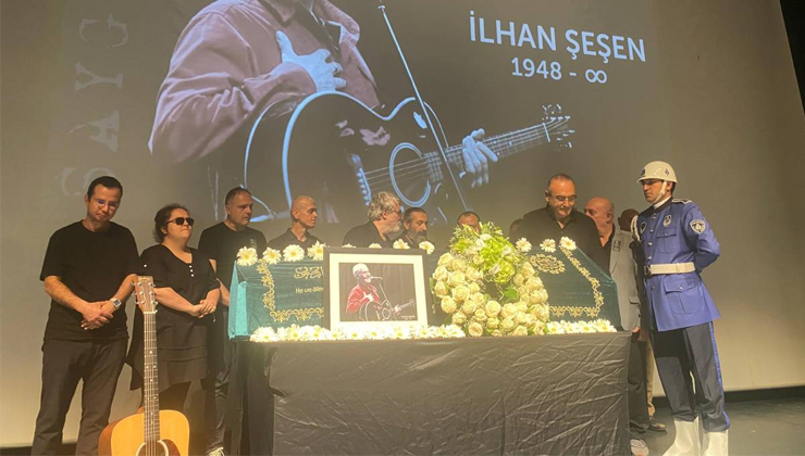 Usta sanatçı İlhan Şeşen’e veda töreni
