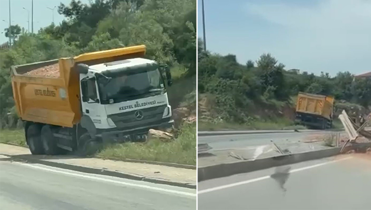 Kestel’de faciadan dönüldü! Karşı yöne daldı