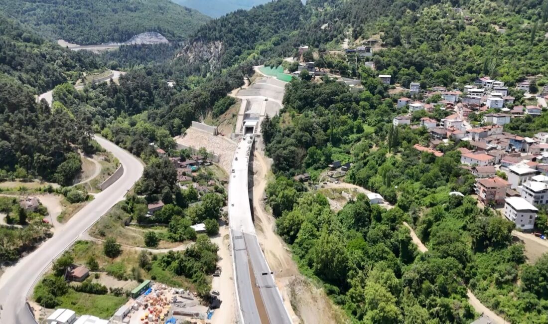 Bursa'nın önemli projelerinden biri olan Doğancı Tüneli, Temmuz ayında hizmete