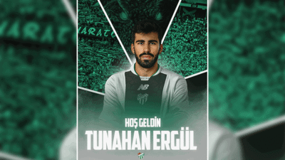 Bursaspor Kulübü, Çorum FK forması giyen 25 yaşındaki Tunahan Ergül