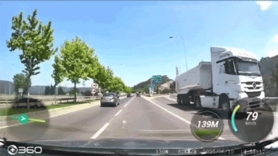 Bursa'da bir TIR sürücüsü yol karışıklığı sonucu otobanda ters yöne