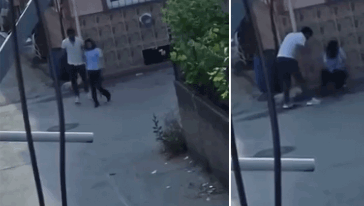 Bursa'da bir kişi tartıştığı kadını yol ortasında darp edip zorla