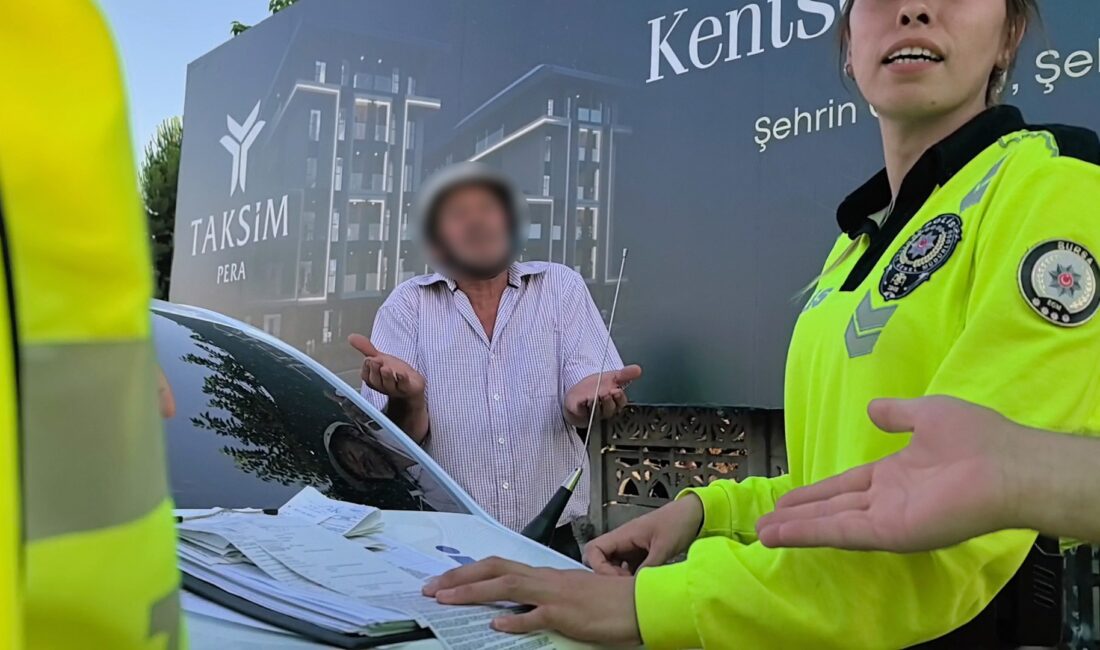Bursa'nın İnegöl ilçesinde polis ekiplerince durdurulan sürücü alkollü çıktı. Alkollü