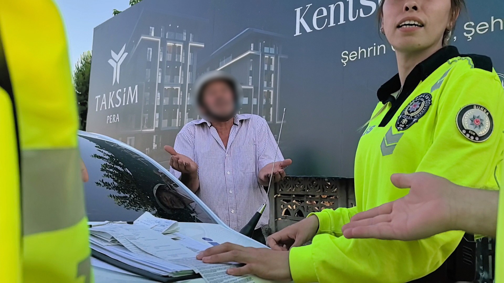 Bursa'nın İnegöl ilçesinde polis ekiplerince durdurulan sürücü alkollü çıktı. Alkollü