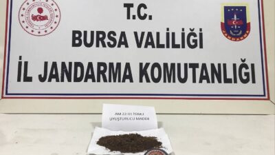 Bursa’nın İnegöl ilçesinde jandarma ekipleri, gerçekleştirdikleri devriye sırasında şüphelendikleri bir