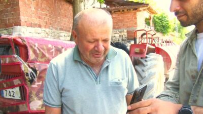 Bursa'nın Harmancık ilçesindeki yangına cant üzerinde giden çiftçi Türkiye'nin gündemine