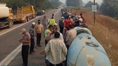 Bilecik’in Osmaneli ilçesinde çıkan orman yangını, şiddetli rüzgarın etkisiyle hızla
