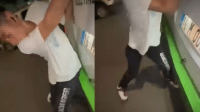 ursa’da çocukların otobüsün arkasına patenle tutunarak yaptığı tehlikeli yolculuk yürekleri