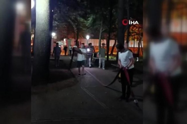 Bursa Cumhuriyet Başsavcılığı, Bursa kent merkezi Tophane yamaçlarında havai fişek