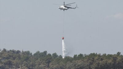 Bursa'nın Orhaneli ve Harmancık ilçeleri arasındaki orman yangını 5. gününde