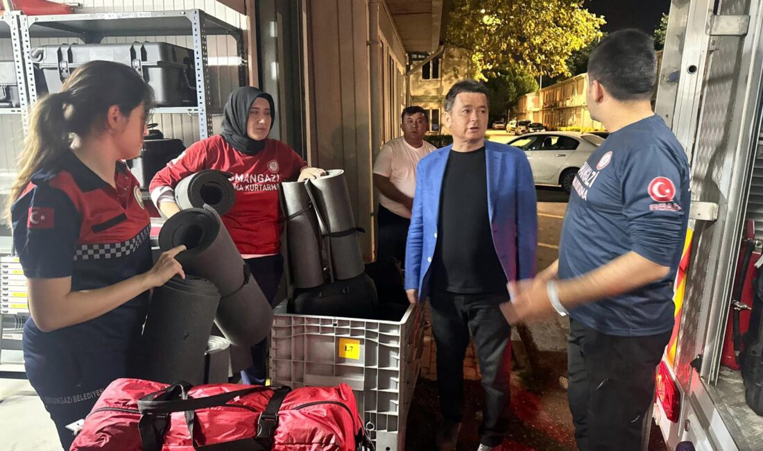 Balıkesir’in Sındırgı ilçesinde meydana gelen 6,1 büyüklüğündeki deprem sonrası Osmangazi