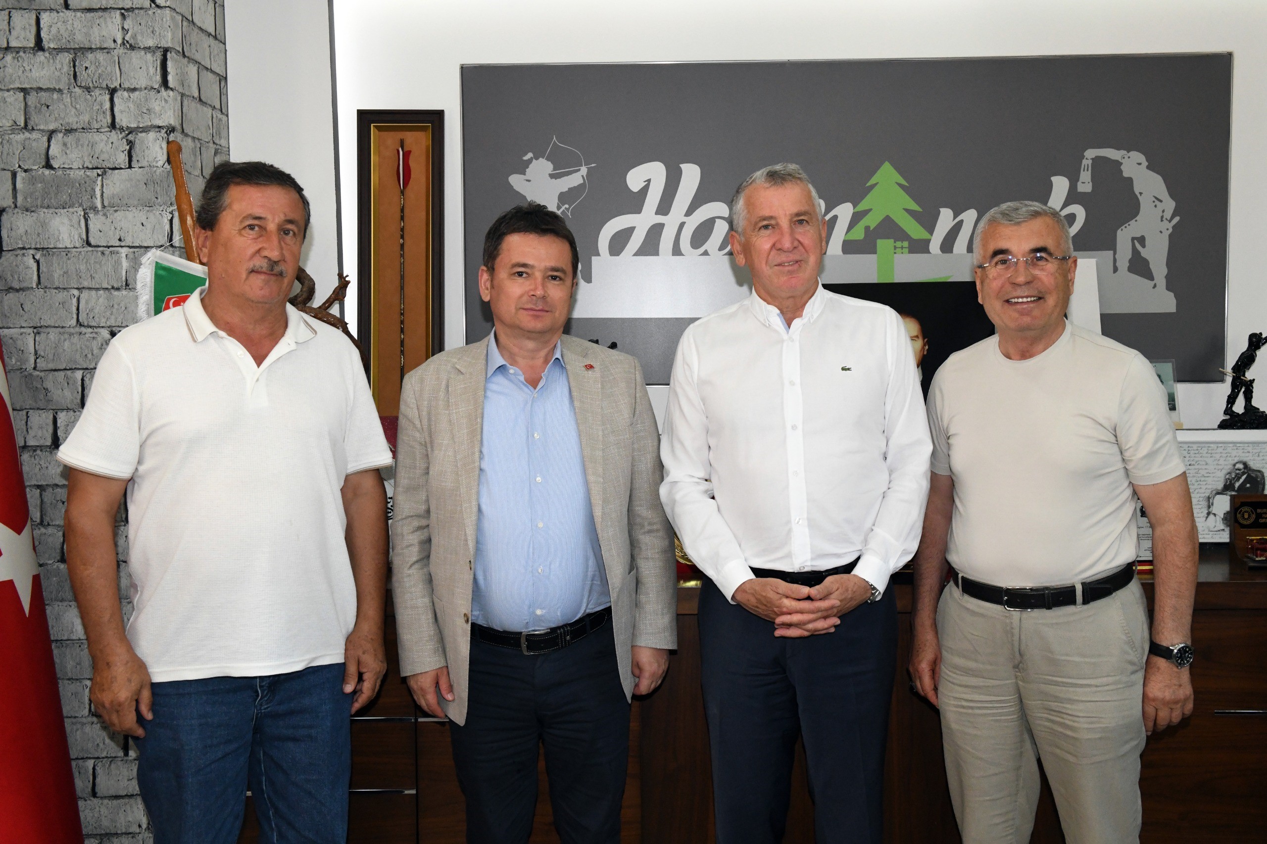 Osmangazi Belediye Başkanı Erkan Aydın, Harmancık, Büyükorhan ve Orhaneli ilçelerini