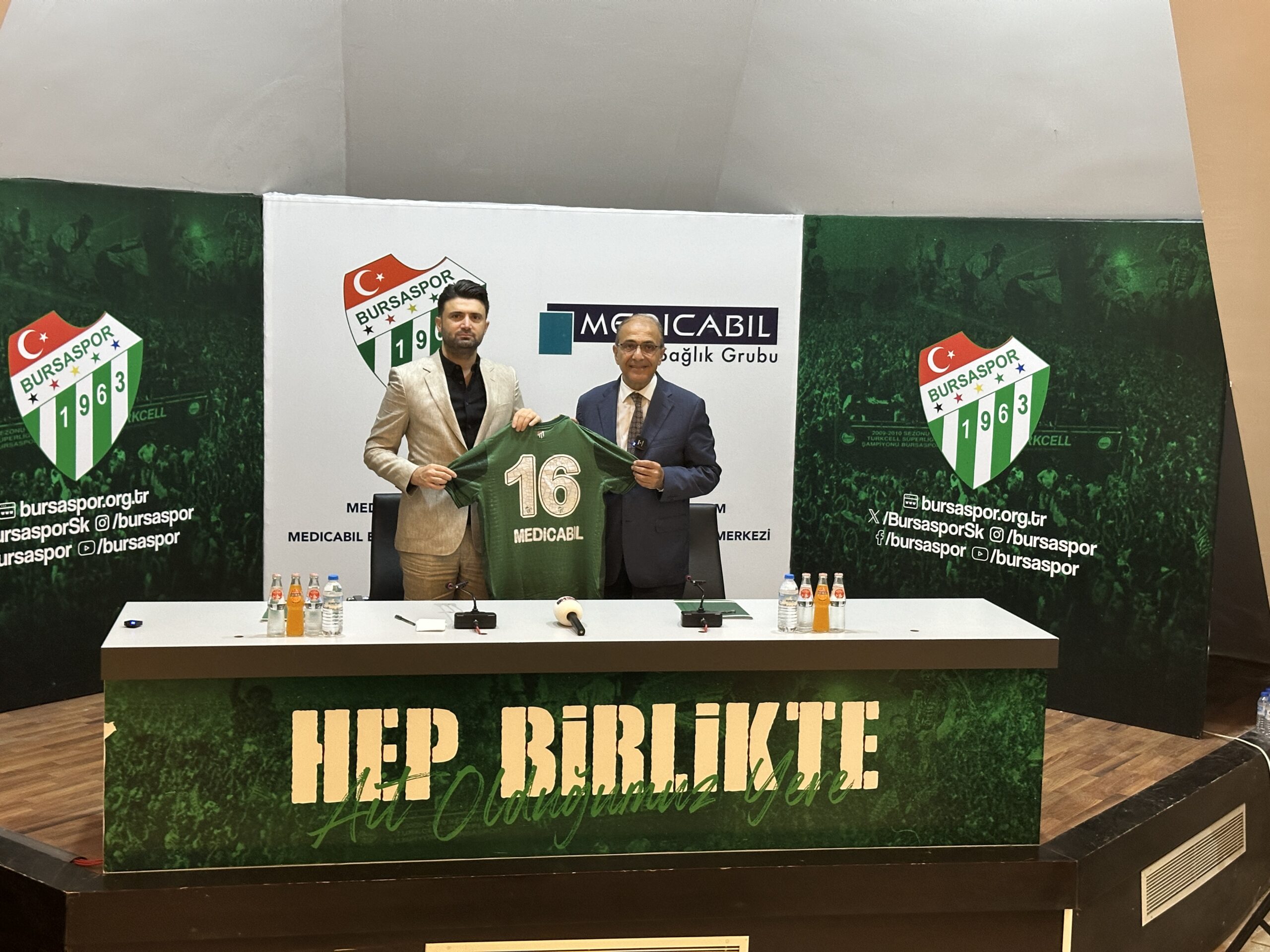 Bursaspor ile Medicabil Hastanesi arasında yapılan anlaşmayla Hamitler Metro İstasyonu’nun