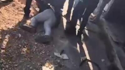 Bursa Osmangazi’de kaçak olduğu iddia edilen bir kafeteryanın yıkımı sırasında