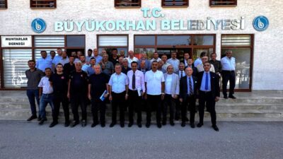 Bursa Büyükşehir Belediyesi, katılımcı yönetim anlayışıyla Büyükorhan ilçesindeki muhtarlarla bir